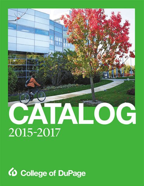 College Of Dupage Course Catalog Fall 2017