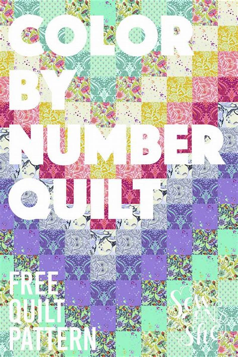 Color By Number Quilt Pattern