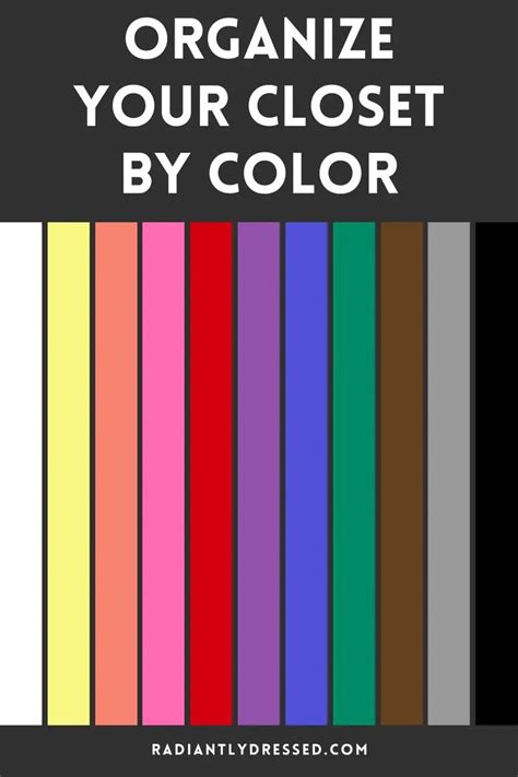 Color Organizer Chart