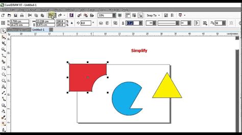 Color and Shape Aspects in Combined Objects Corel Draw X6
