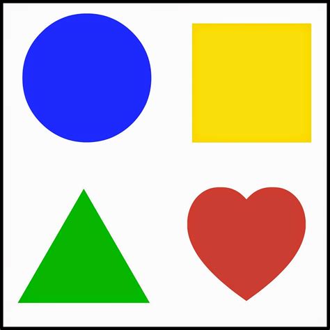 Colorful Shapes Printable