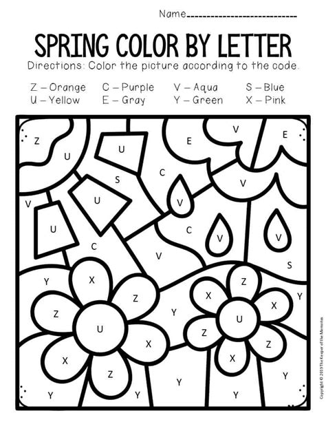 Coloring By Letters Printables