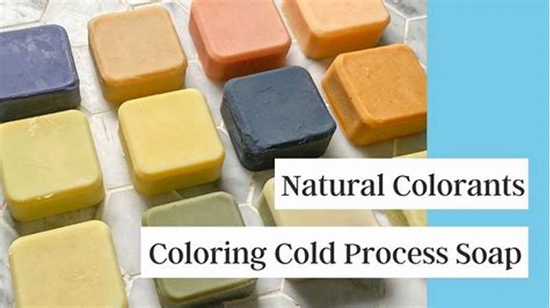 Coloring Cold Process Soap