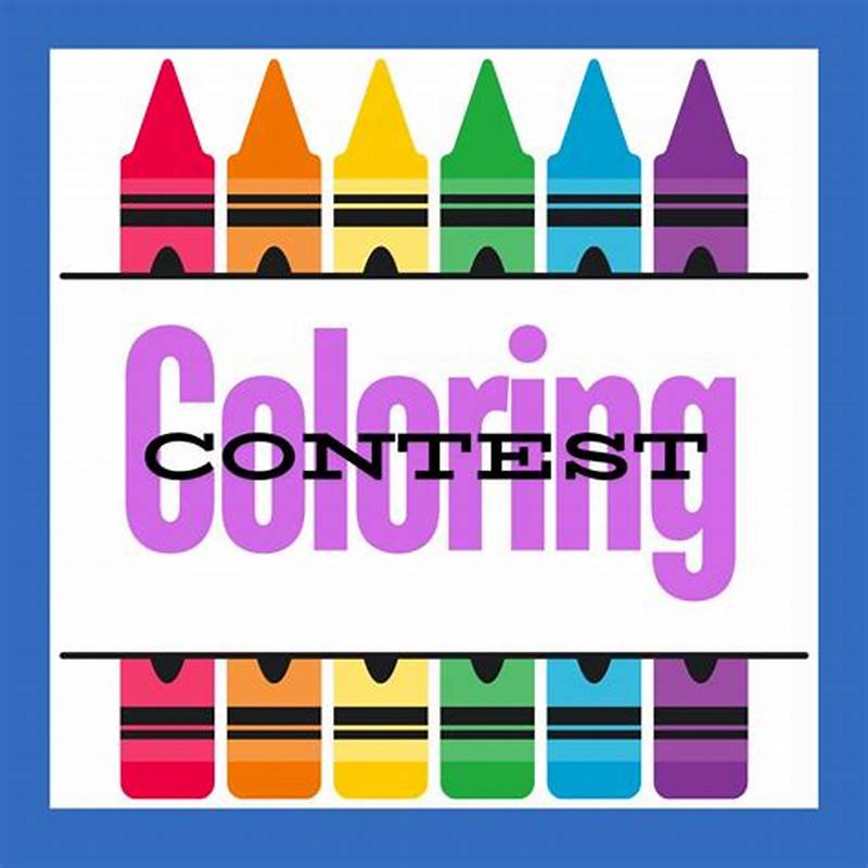 Coloring Contest Sign
