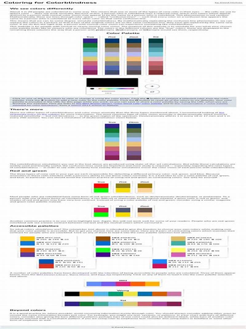 Coloring For Colorblindness