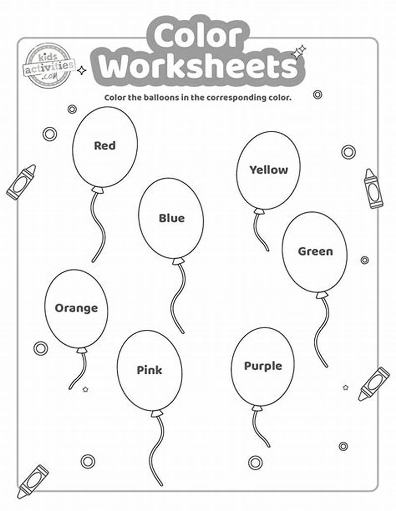 Coloring Learning Sheets
