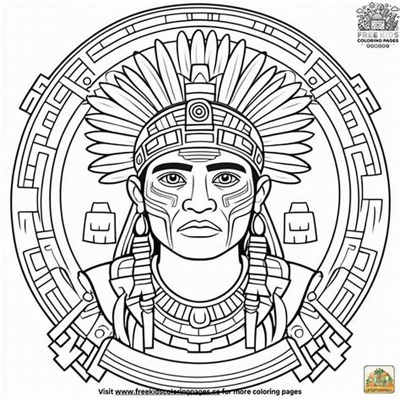 Coloring Pages Aztec