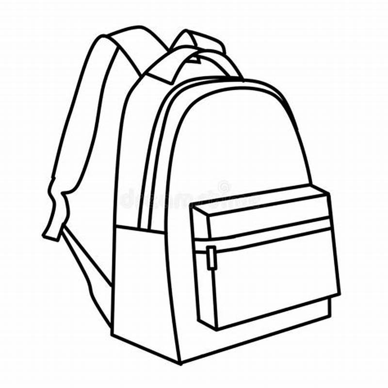 Coloring Pages Backpack