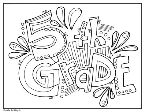 Coloring Pages For Fifth Graders Free Printable