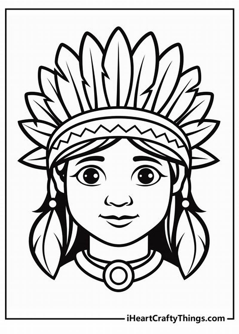 Coloring Pages For Fun Printable Native American