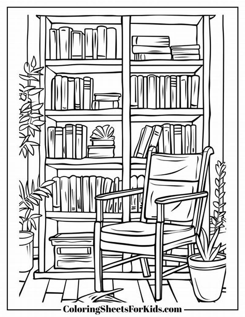 Coloring Pages For Library