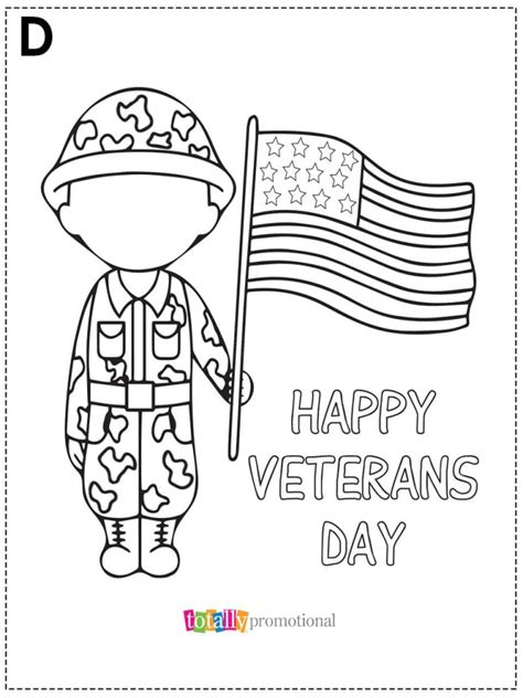 Coloring Pages For Veterans Day Printables
