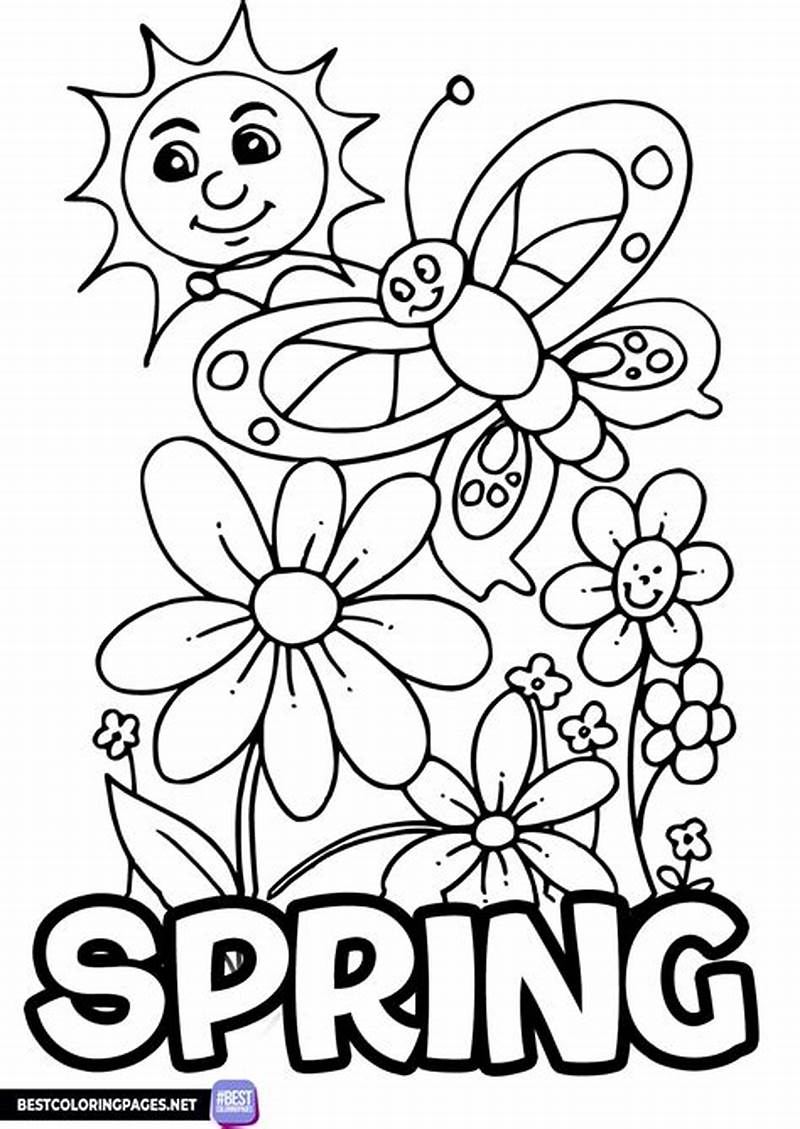 Coloring Pages Spring