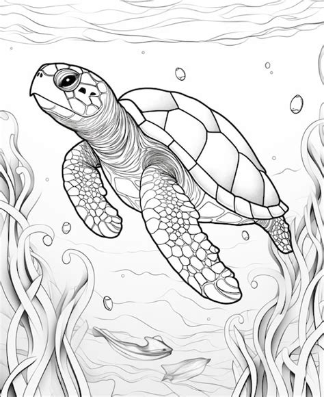 Coloring Pages Turtles Printable