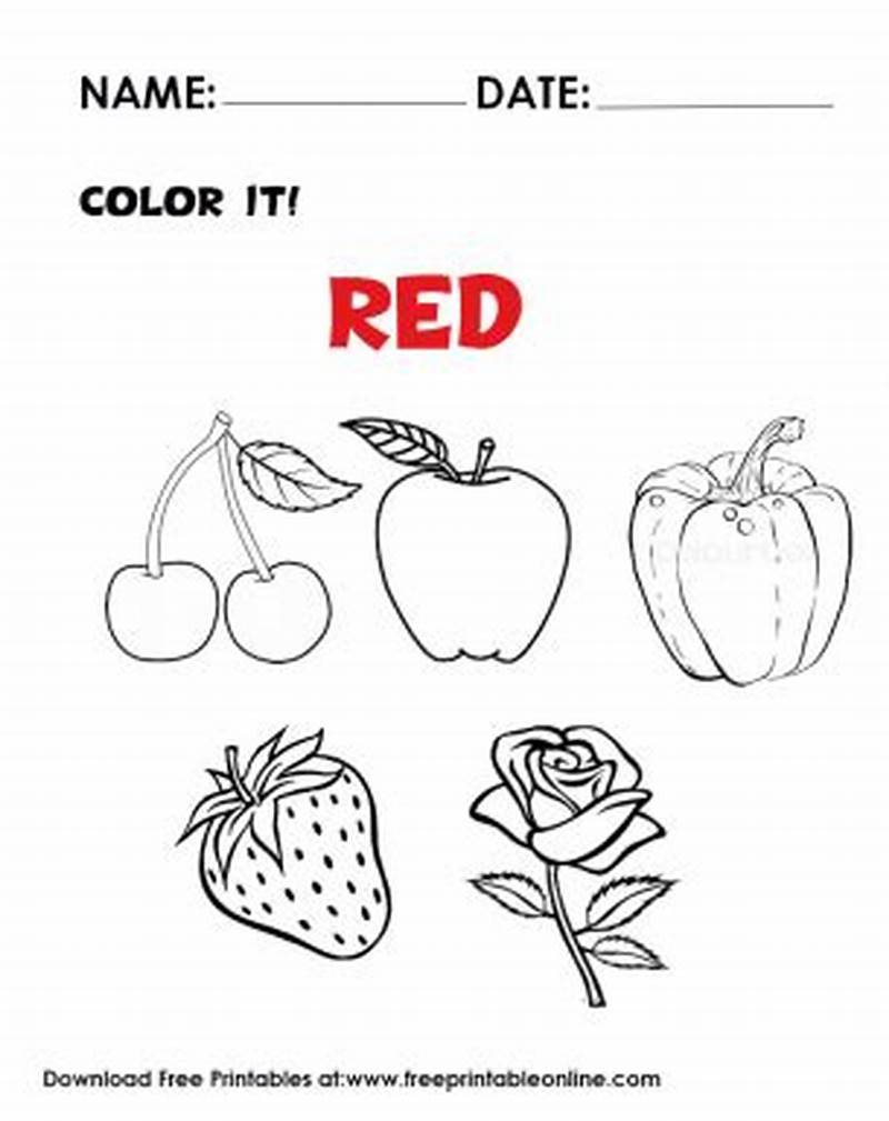 Coloring Red Objects
