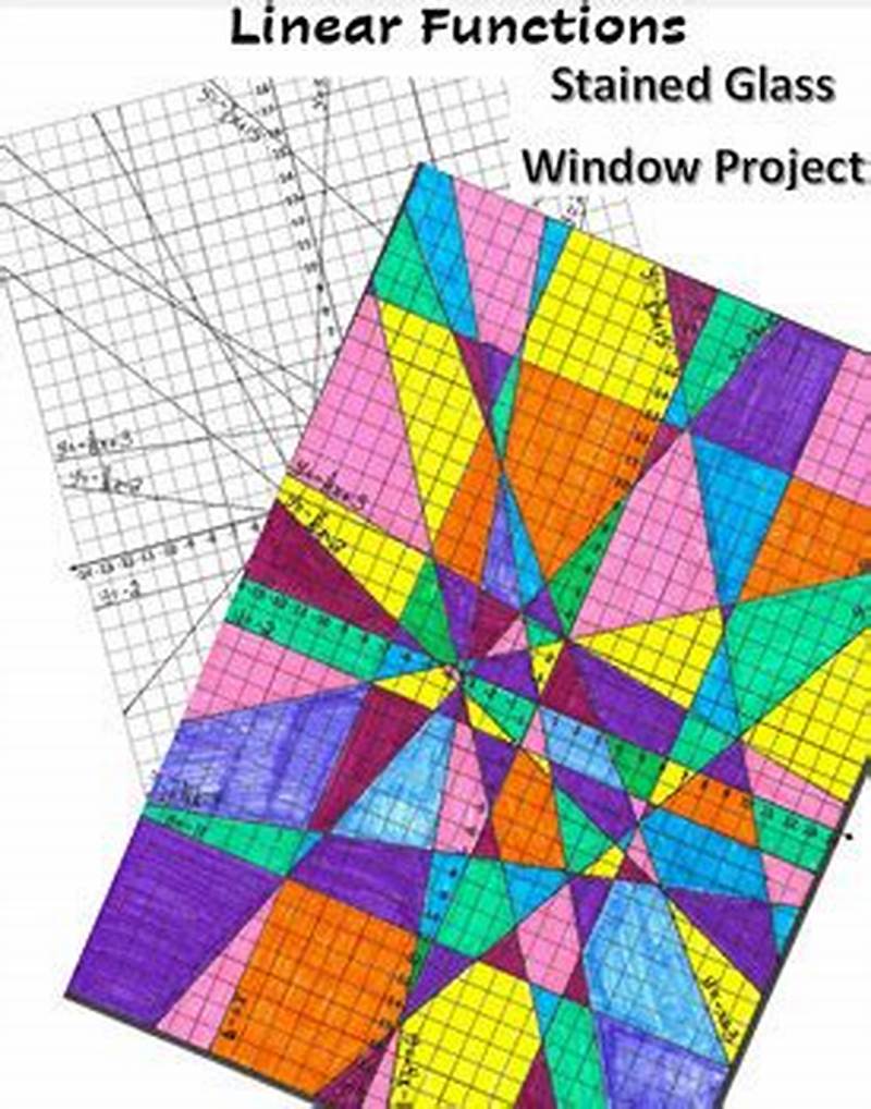 Coloring Stained Glass Patterns With Linear Functions