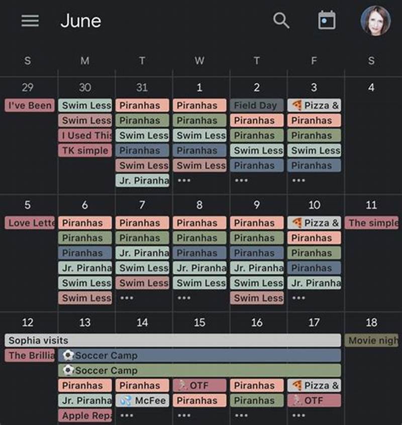 Colour Coding Google Calendar