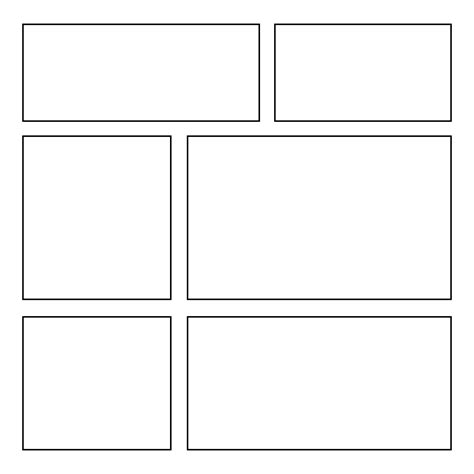 Comic Book Layout Template