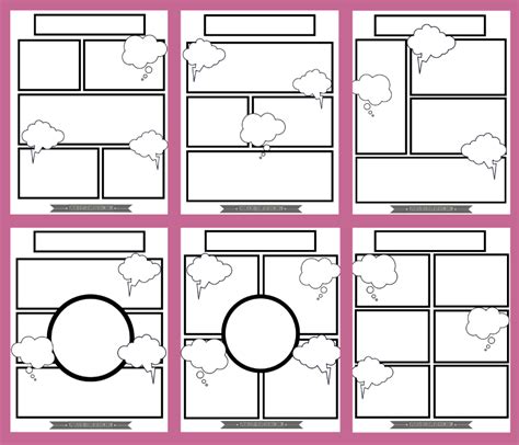 Comic Strip Templates Free