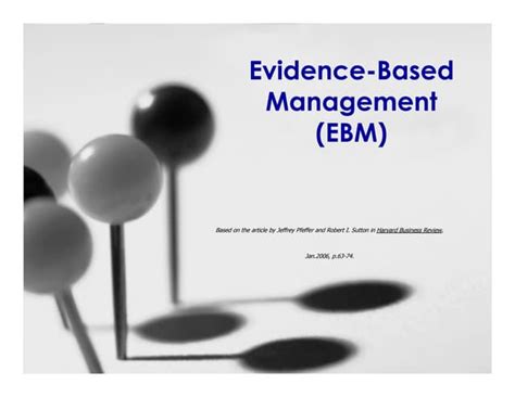 Comm 5170 Evidence Based Management I Course Catalog