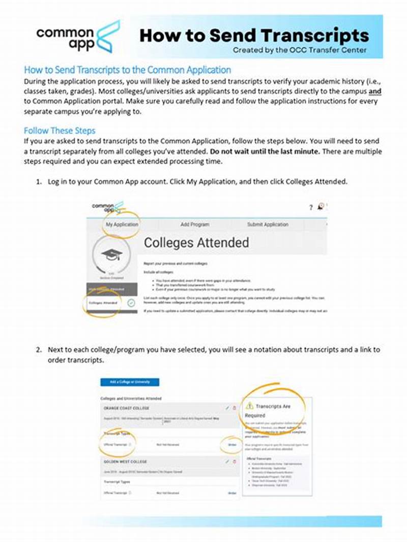 Common App For Transfer Transcript Id Form