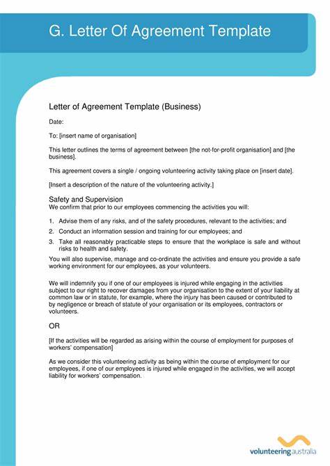 New letter agreement form 310