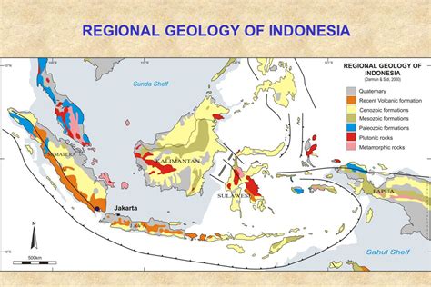 Comparison Indonesia geology map