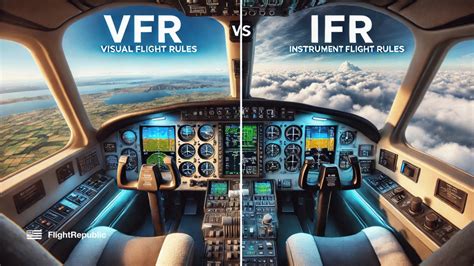 Comparison of VFR and IFR flying