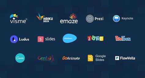 Comparison of presentation software logos