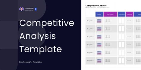 Competitive Analysis Ux Template