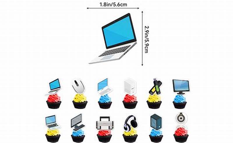Computer Cake Topper Printable