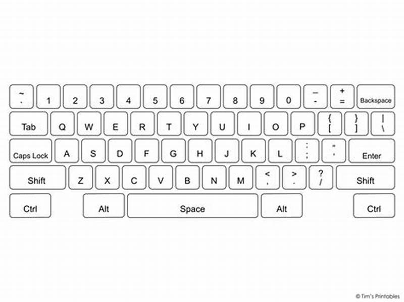 Computer Keyboard Printable