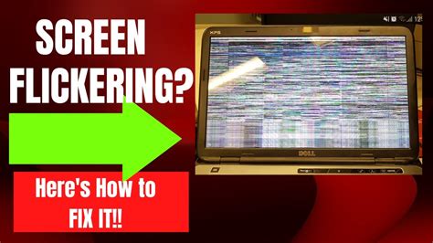 Computer screen flickering during YouTube playback