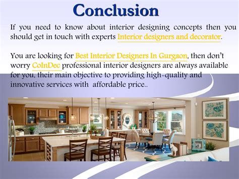 Conclusion Interior Design