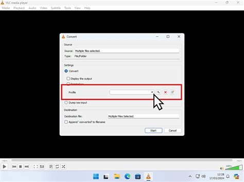 Configure Conversion Profile