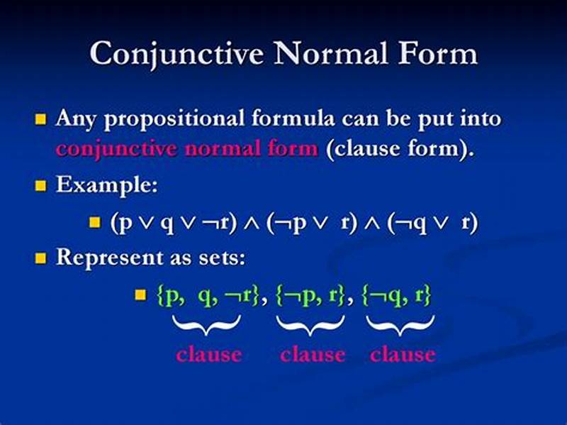 Conjunctive Normal Form