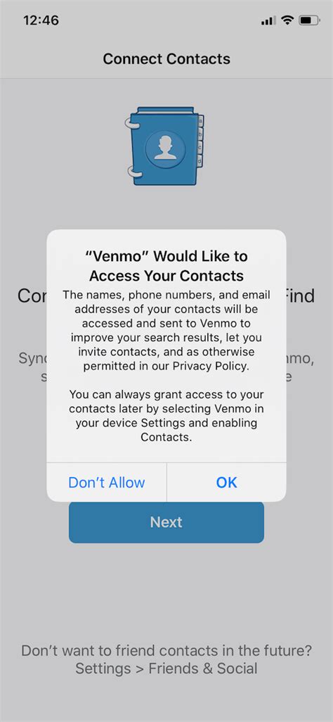 Connecting Venmo to a LinkedIn Account