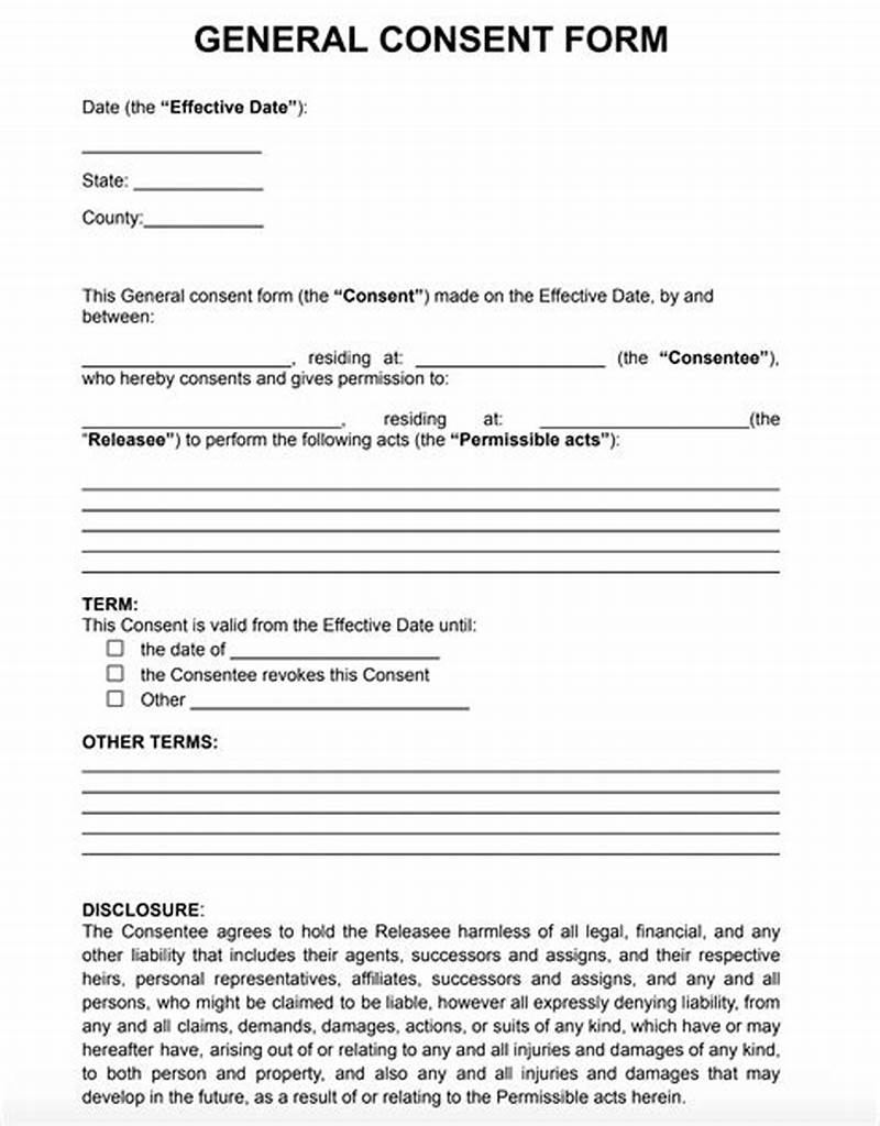 Consent Form Examples