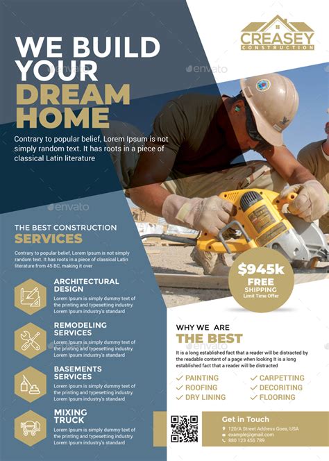 Construction Flyer Template
