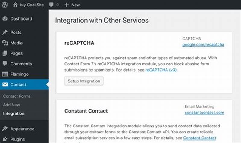 Contact Form 7 How To Add Recaptcha