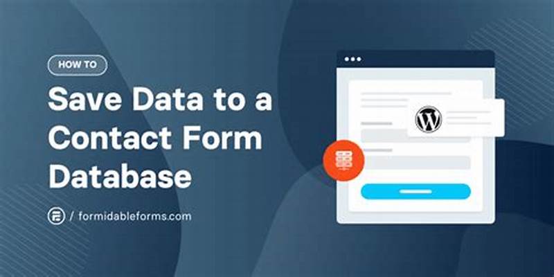 Contact Form 7 Save Data To Database