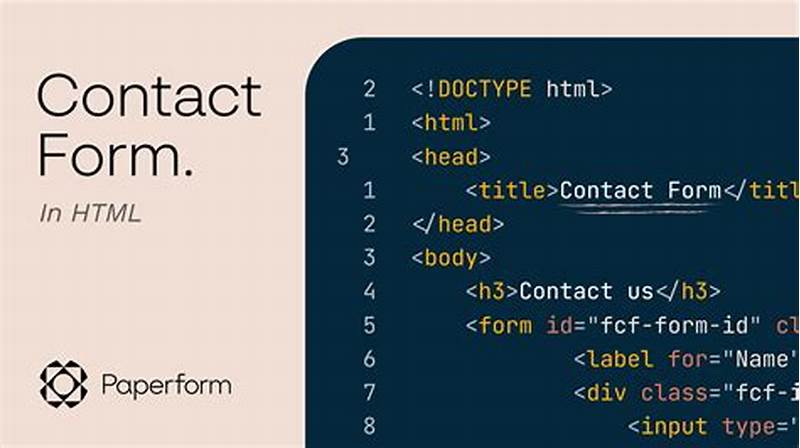 Contact Form With Attachment Html Code