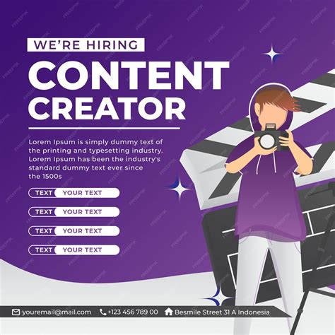 Content Creator Templates