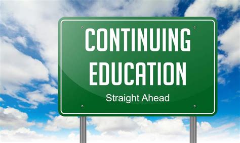 Continuing Education Sign