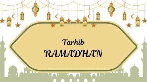 Contoh Amalan Tarhib Ramadhan