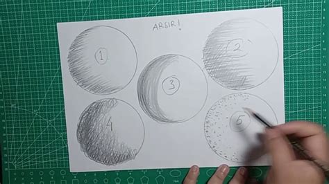 Contoh Arsir Stippling