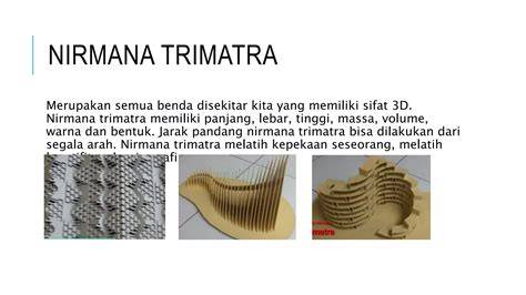 Contoh Benda Trimatra