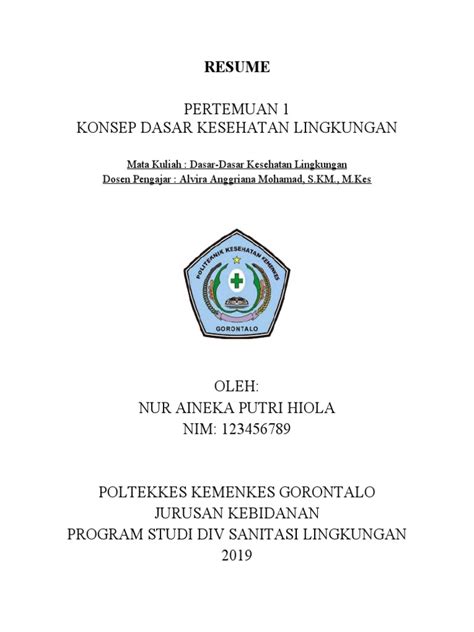 Contoh Cover Resume 2
