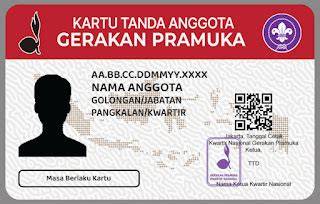 Contoh KTA Pramuka