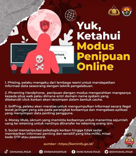 Contoh Modus Penipuan Online